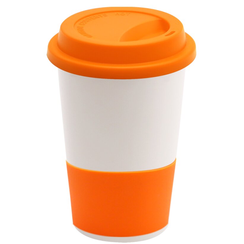 Кружка Magic To Go, Белый/оранжевый-0