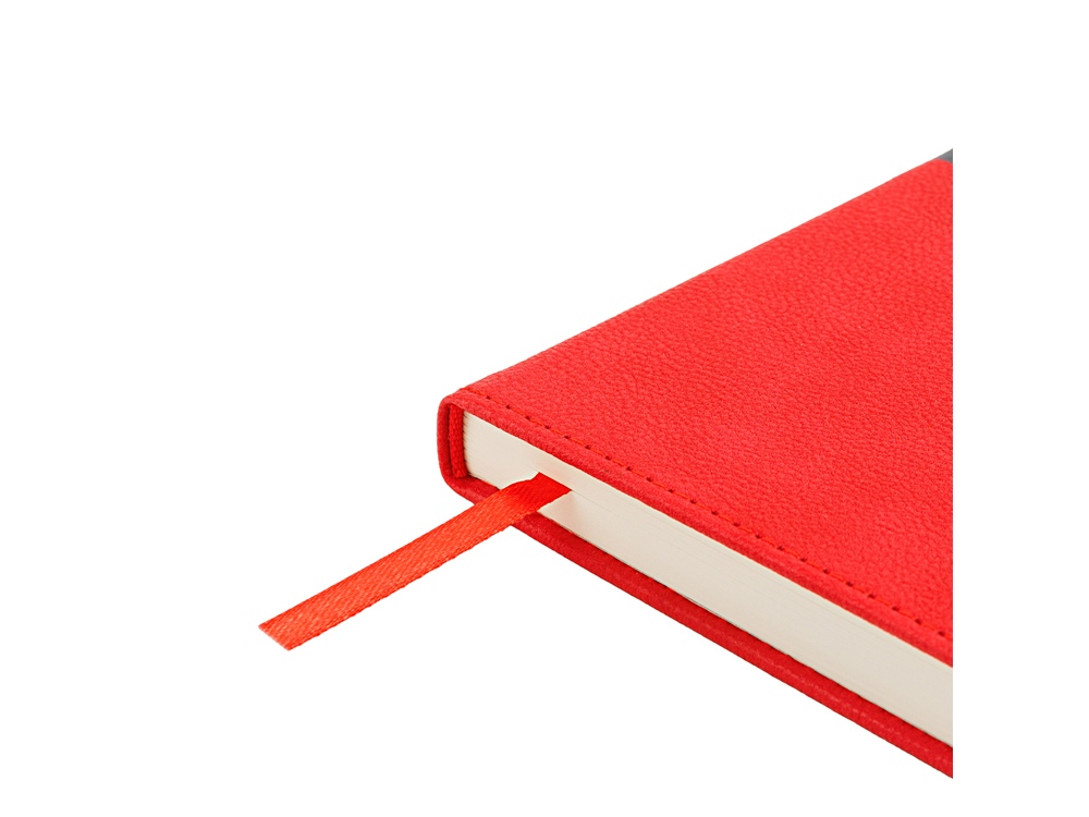 Ежедневник недатированный А5 Lyon, красный-4