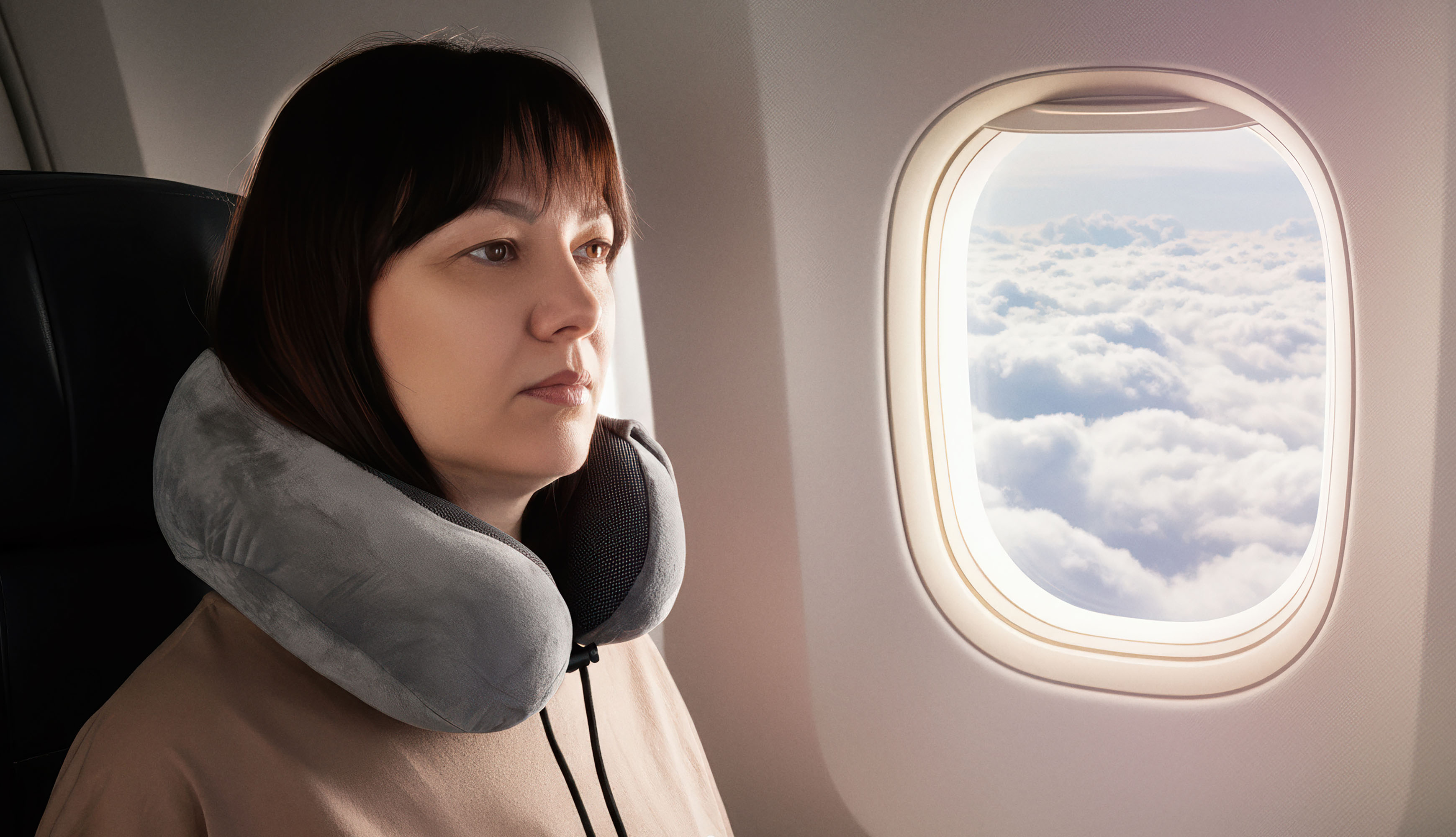 Подушка "Cloud" для путешествий в футляре-1