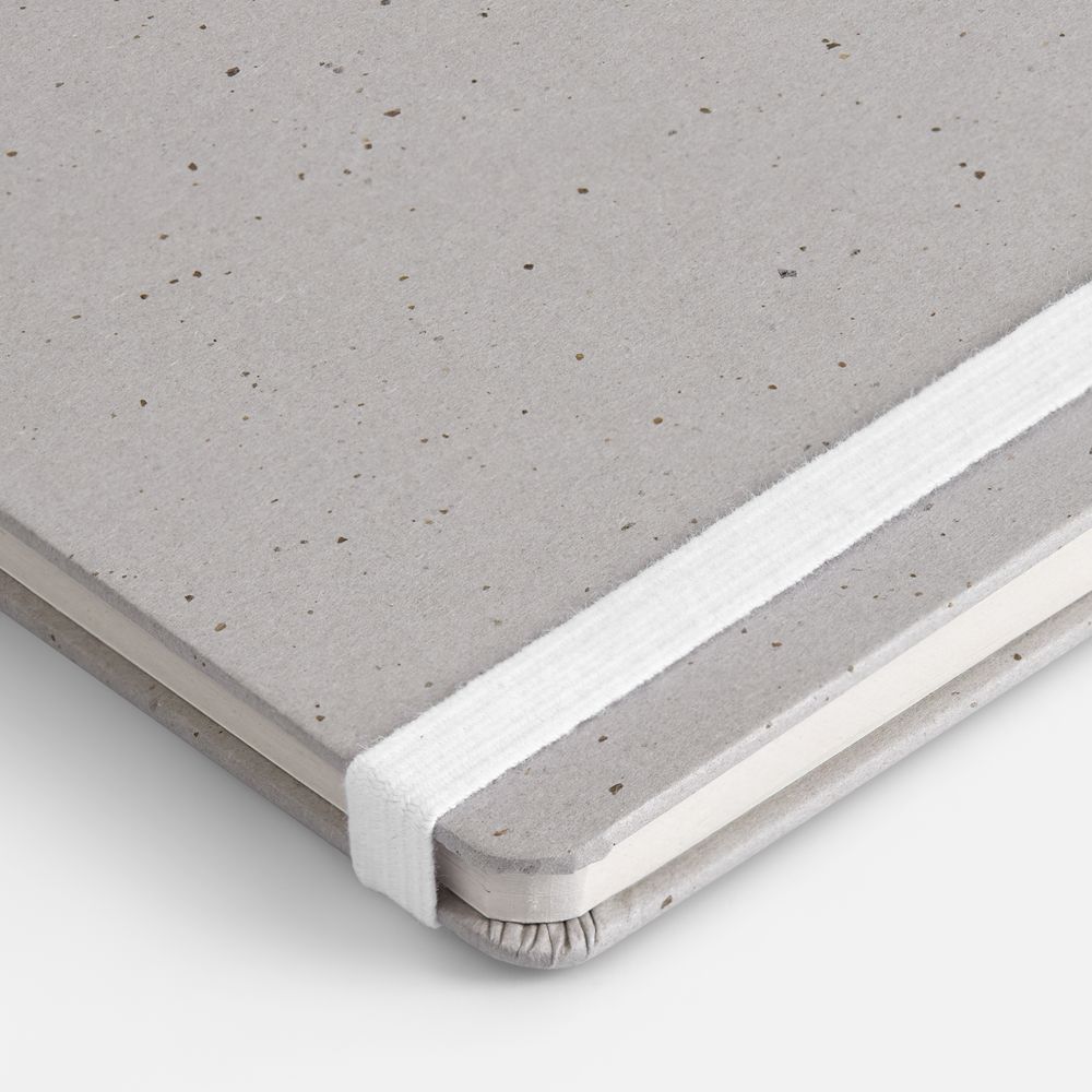 Блокнот Lactonica, серый-3