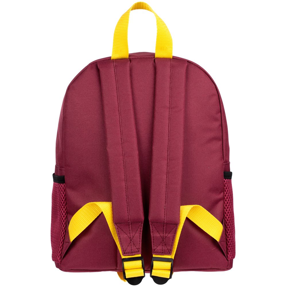 Рюкзак детский Kiddo, бордовый с серым-2