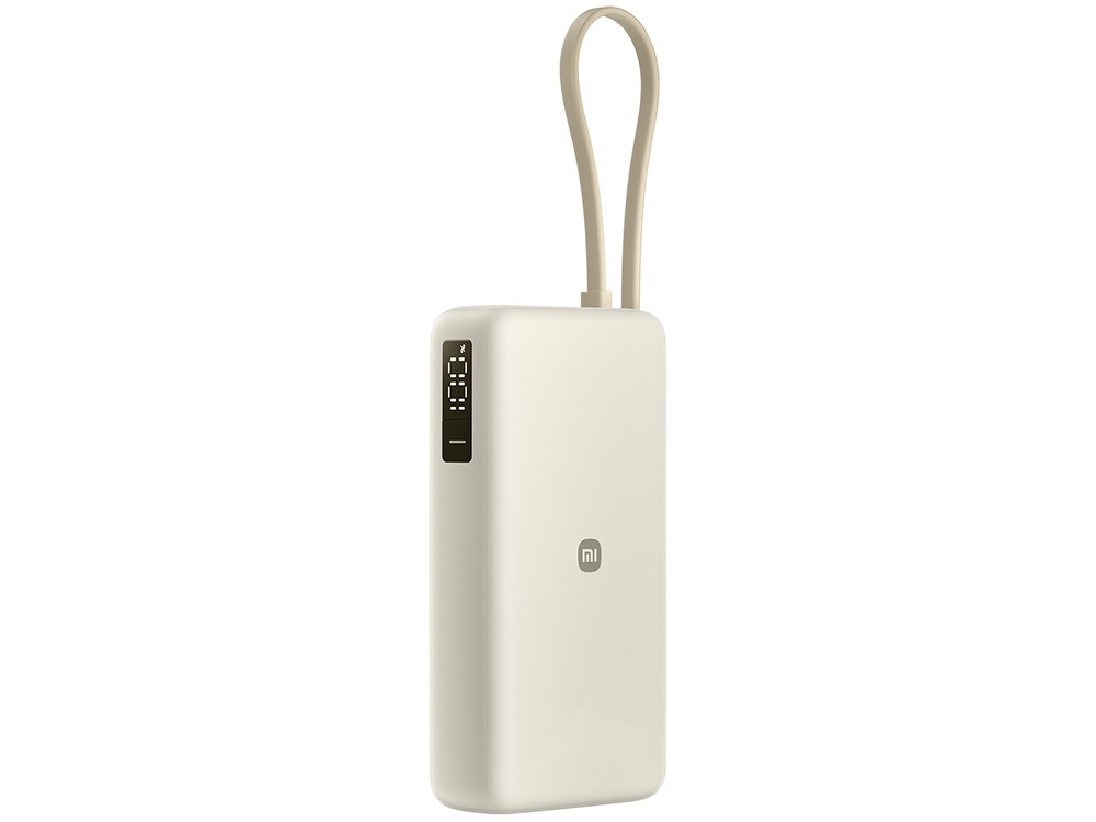 Внешний аккумулятор со встроенным кабелем Xiaomi 67W Power Bank 20000 (Integrated Cable) Tan-1