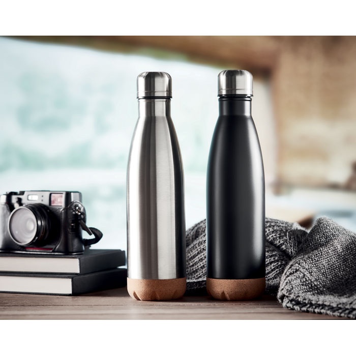 Бутылка 500 мл, тускло-серебряный-1