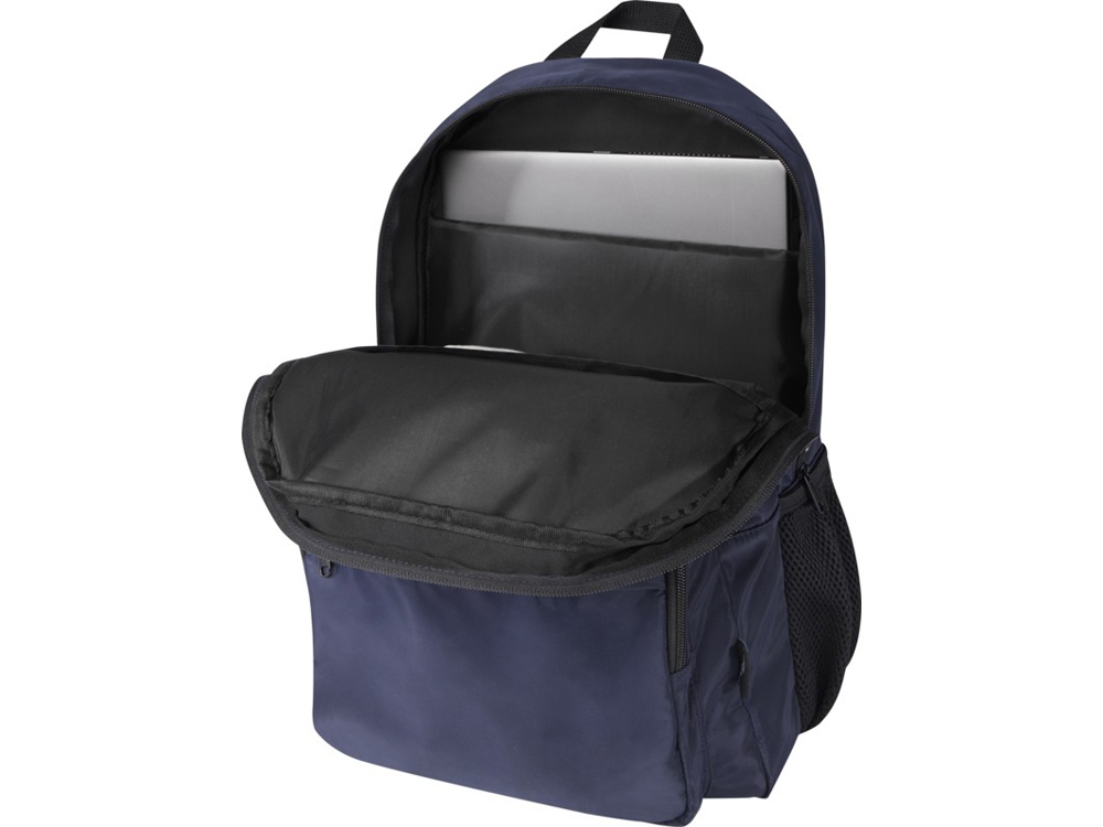 Рюкзак для ноутбука Trend Plus 15GRS из переработанного материала объемом 20 литров, темно-синий-3