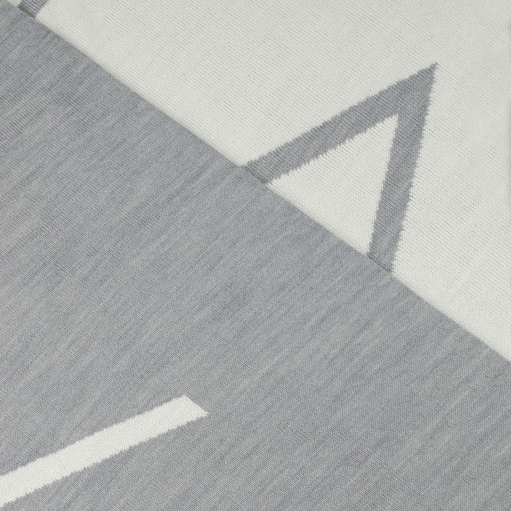 Шарф Bereg, молочный с серым-3