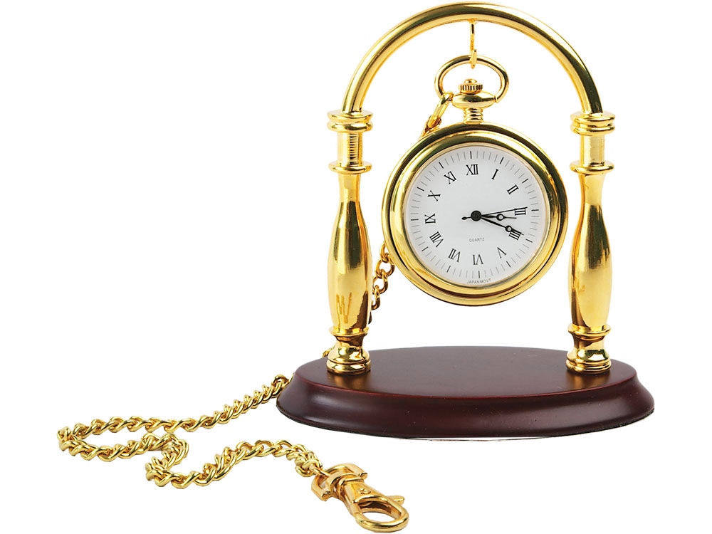Набор: портмоне, часы карманные на подставке, нож для бумаг Фрегат-2