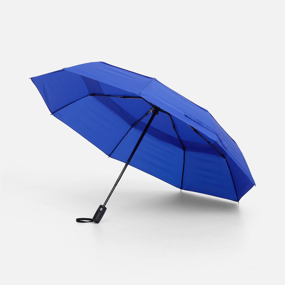 Складной зонт Dome Double с двойным куполом, синий-1