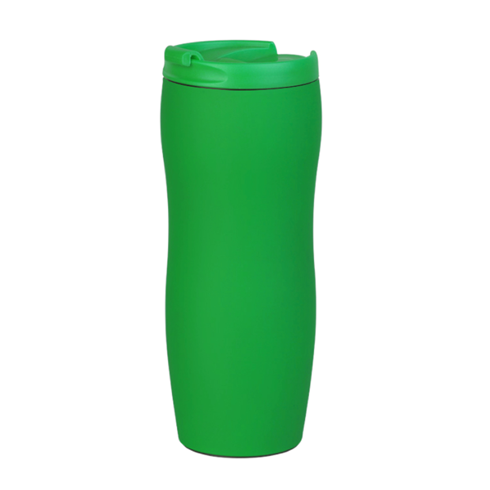 Термокружка с двойной стенкой Softoccino, Зелёный-0