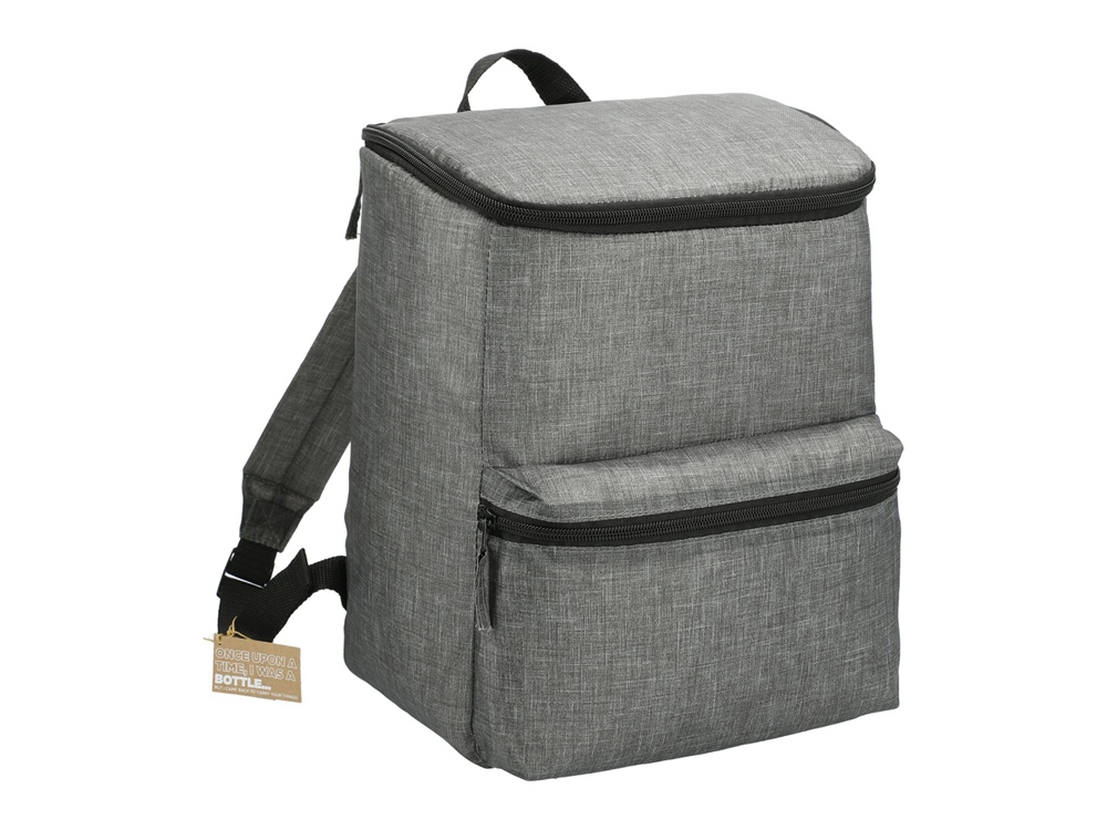 Рюкзак-холодильник Reviver из переработанного пластика, серый-1