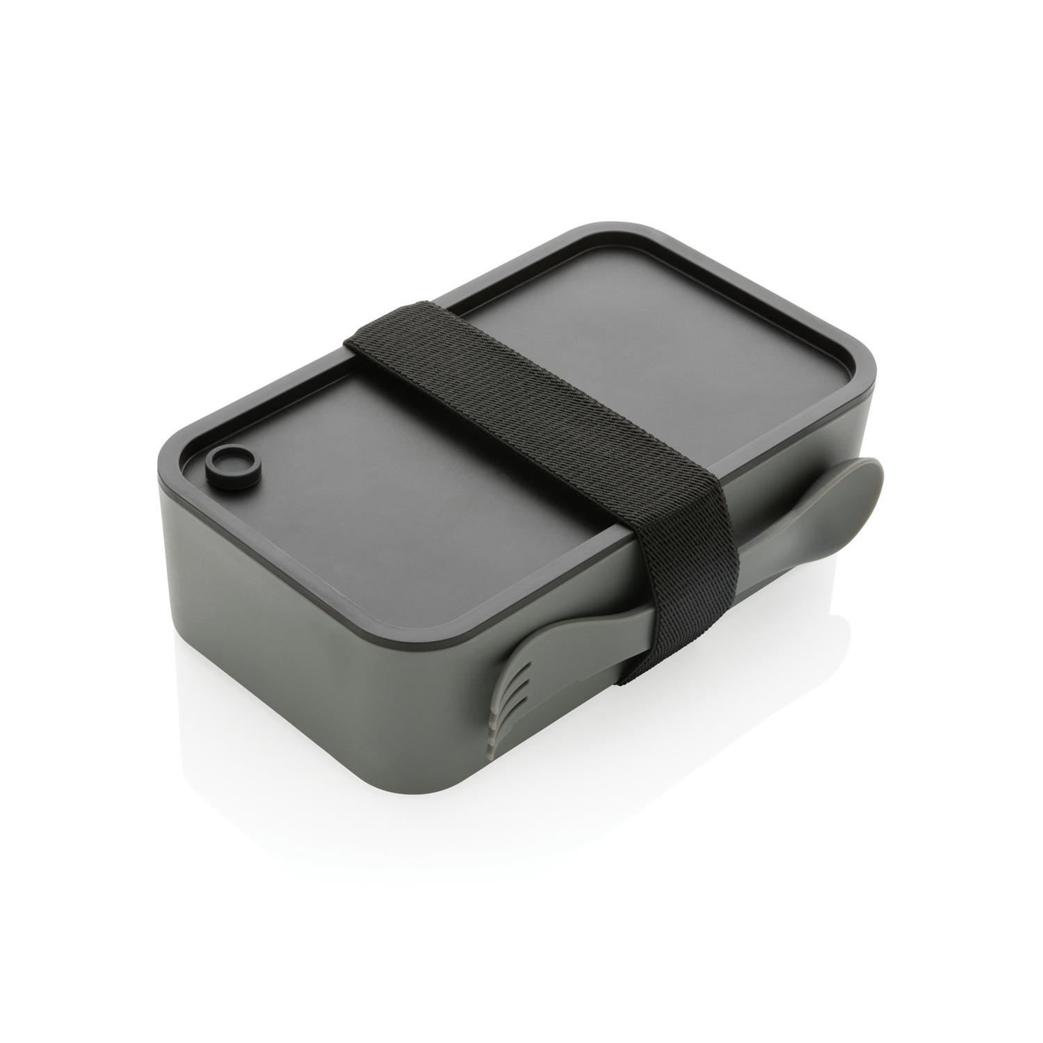 Ланч-бокс из переработанного полипропилена со столовым прибором (стандарт GRS)-0