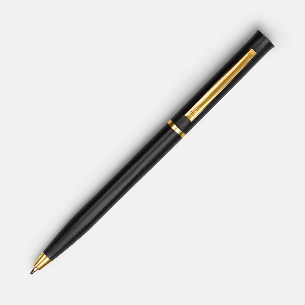 Ручка шариковая Euro Gold, черная-2