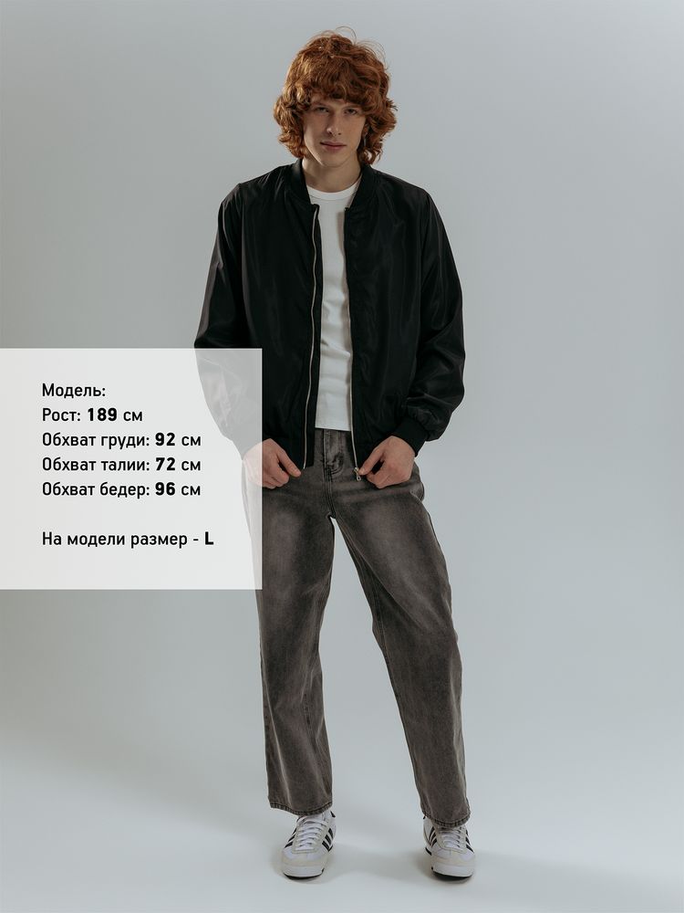 Бомбер Wigton, черный-6