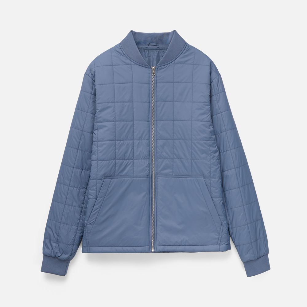 Куртка унисекс Warmbridge, синяя (джинс)-1