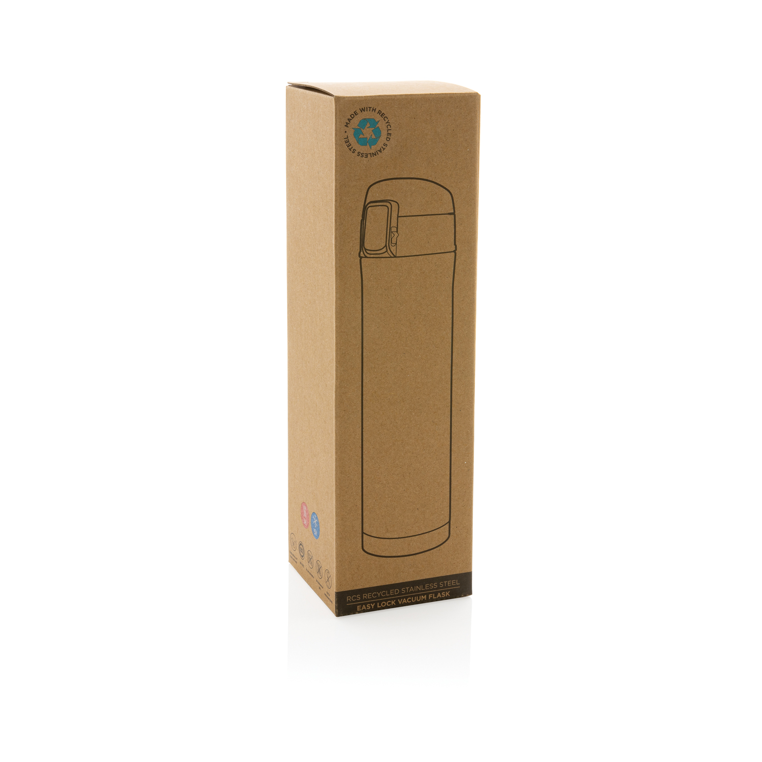 Термокружка Easy Lock из переработанной стали RCS, 450 мл-13