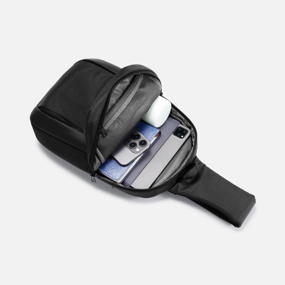 Рюкзак на одно плечо Gravon, черный-2