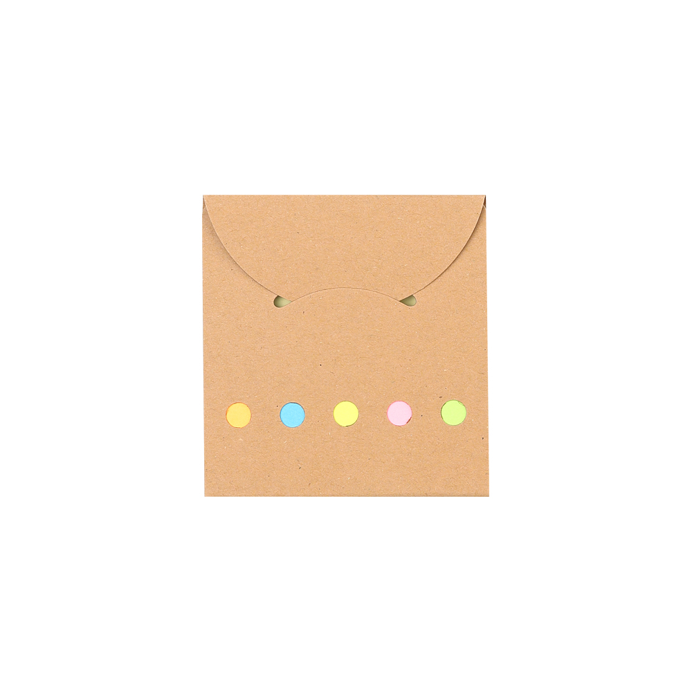 Набор цветных бумажных стикеров Smiler, Светло-коричневый-4