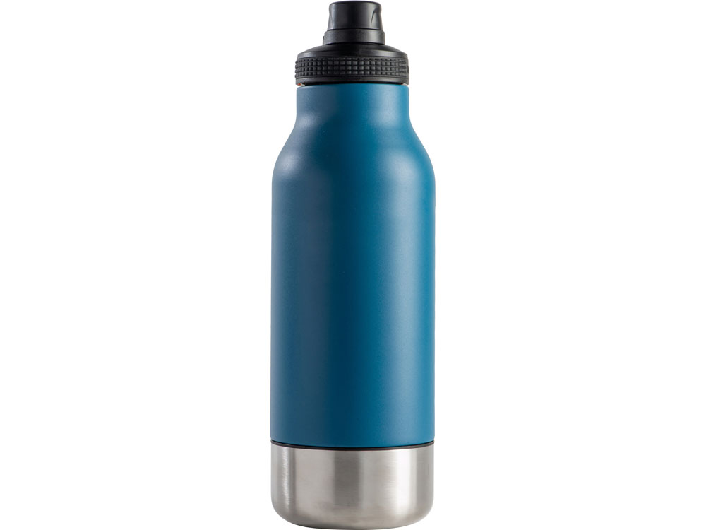 Вакуумный термос Buddy 3-в-1 со съемными мисками для питомцев, 1000 мл, синий-10