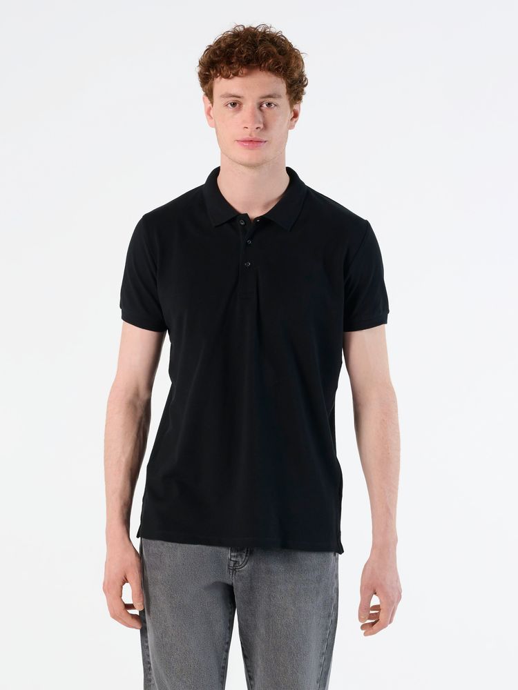 Рубашка поло мужская Phoenix Men, темно-серый меланж-3