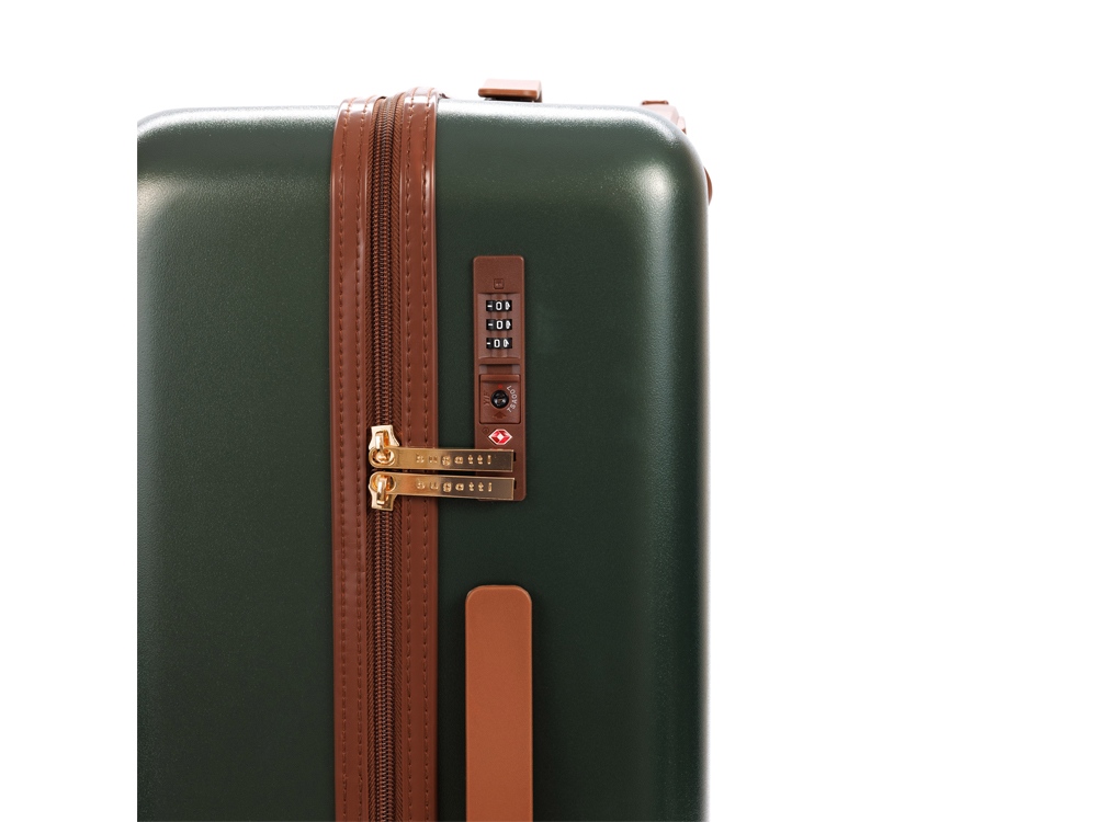 Чемодан BUGATTI Amelia, зеленый, поликарбонат / АБС-пластик, 42х24х67 см, 55 л-6