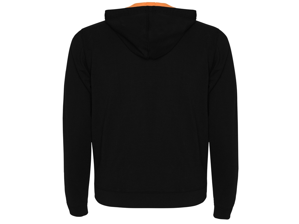Толстовка на молнии Fuji, черный/неоновый оранжевый-1