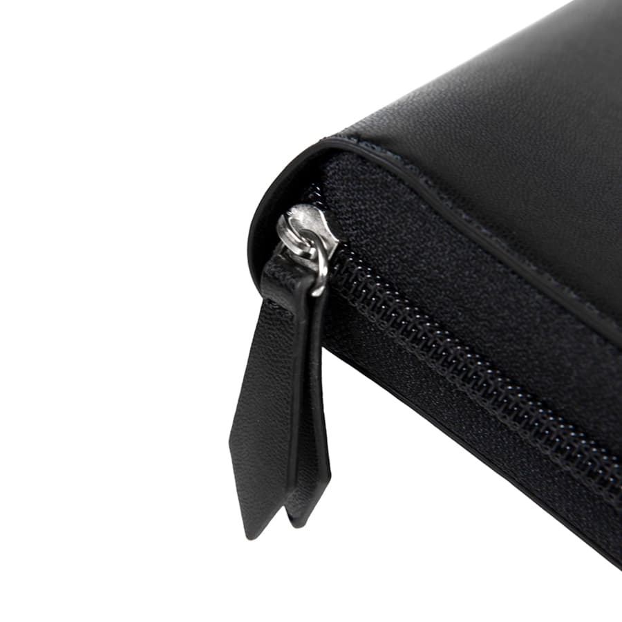 Ежедневник недатированный Chief, A5, на молнии, черный, кремовый блок, подарочная коробка, черный-2