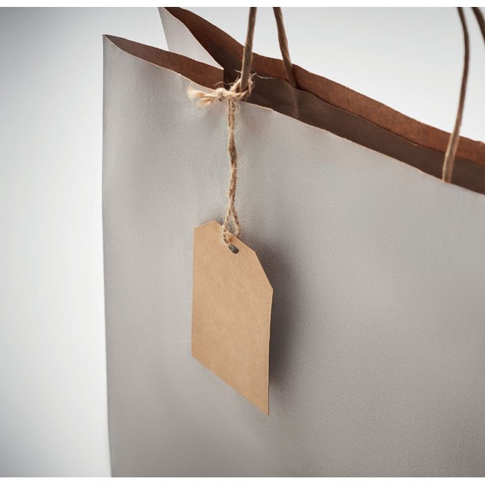 Набор подарочных бирок, бежевый-3