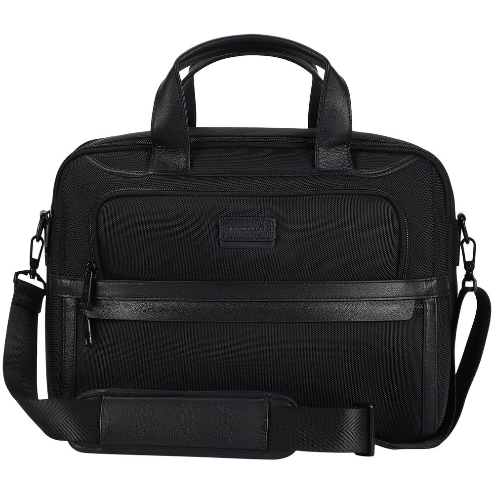 Сумка для ноутбука Santiago Nylon, черная-0