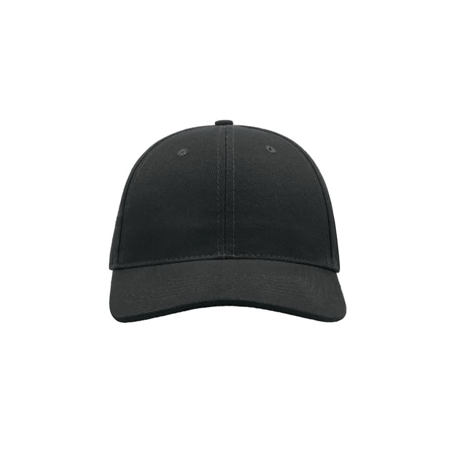 Бейсболка LIBERTY SIX, 6 клиньев, застежка на липучке, черный-4