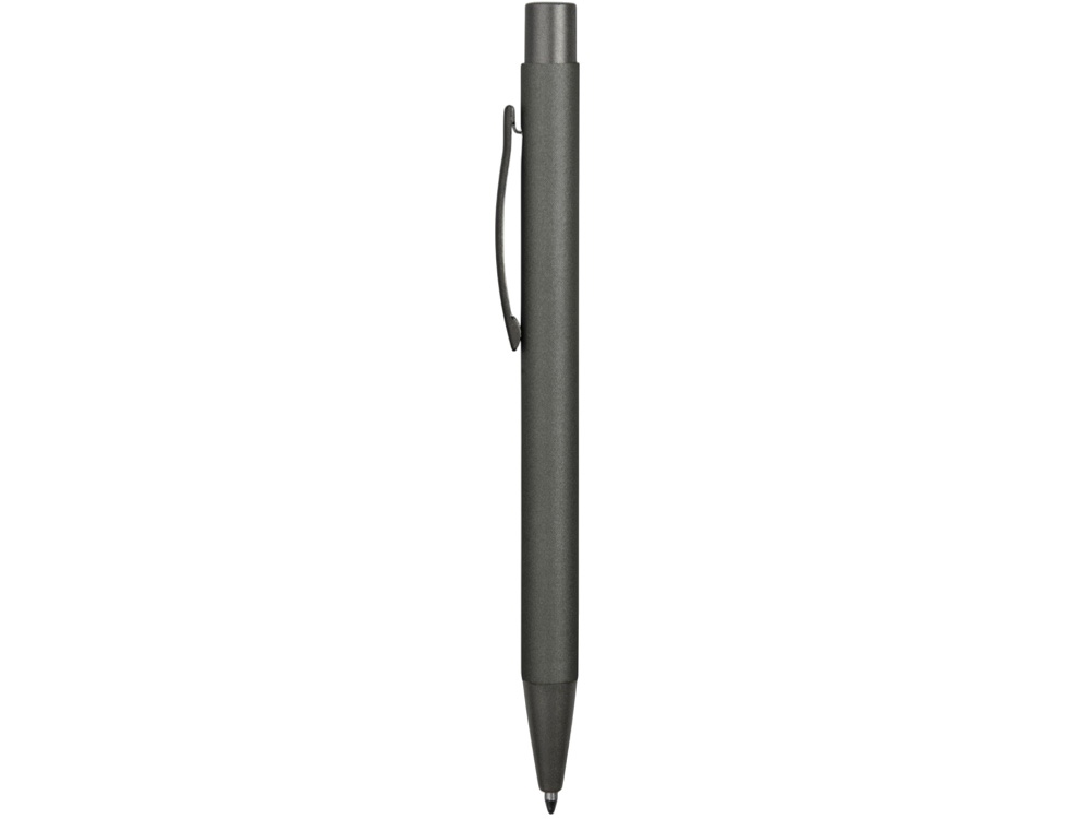 Ручка металлическая soft touch шариковая Tender, серый-2