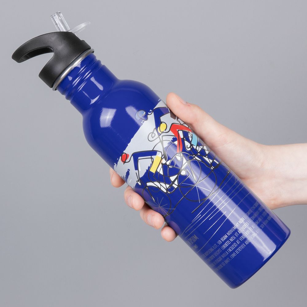 Спортивная бутылка Cycleway, синяя-5