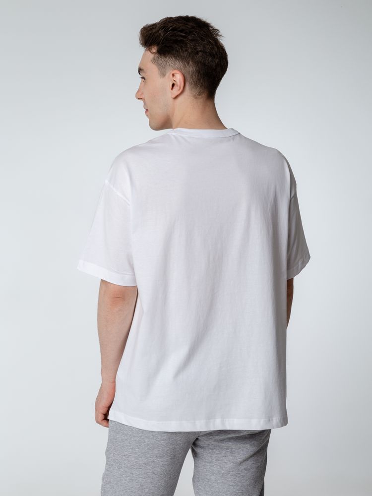 Футболка оверсайз мужская Boxy Men, белая-4