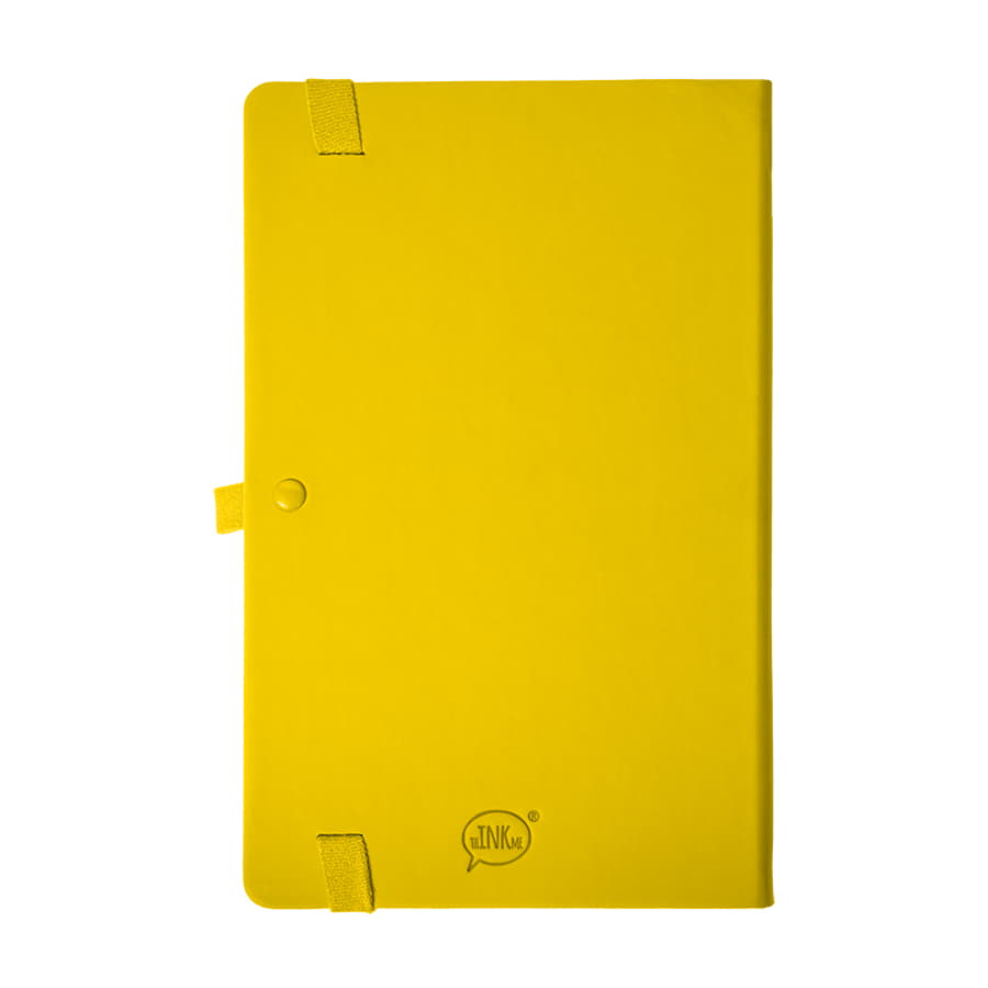 Бизнес-блокнот А5 FLIPPY, формат А5, в линейку, желтый-5