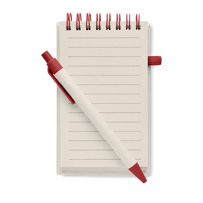 Блокнот A6, красный-3