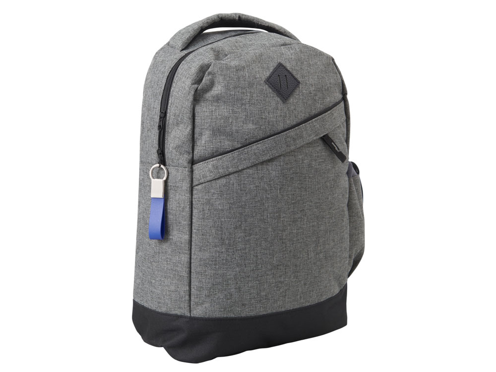 Брелок из эко-кожи Twister, синий-3