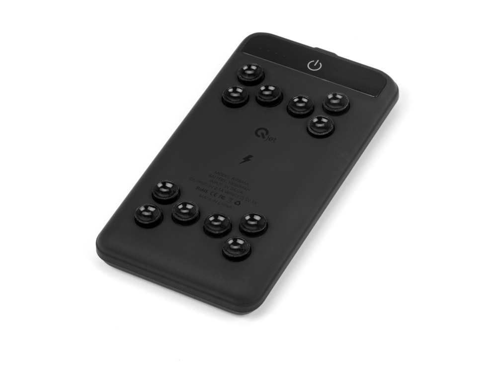 Портативное беспроводное зарядное устройство Airbank, 10000 mAh,  черный-0