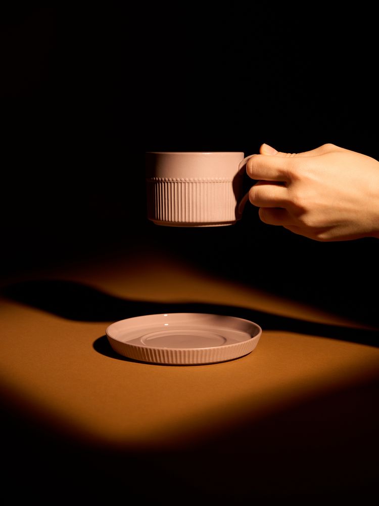 Чайная пара Pastello Moderno, розовая-5