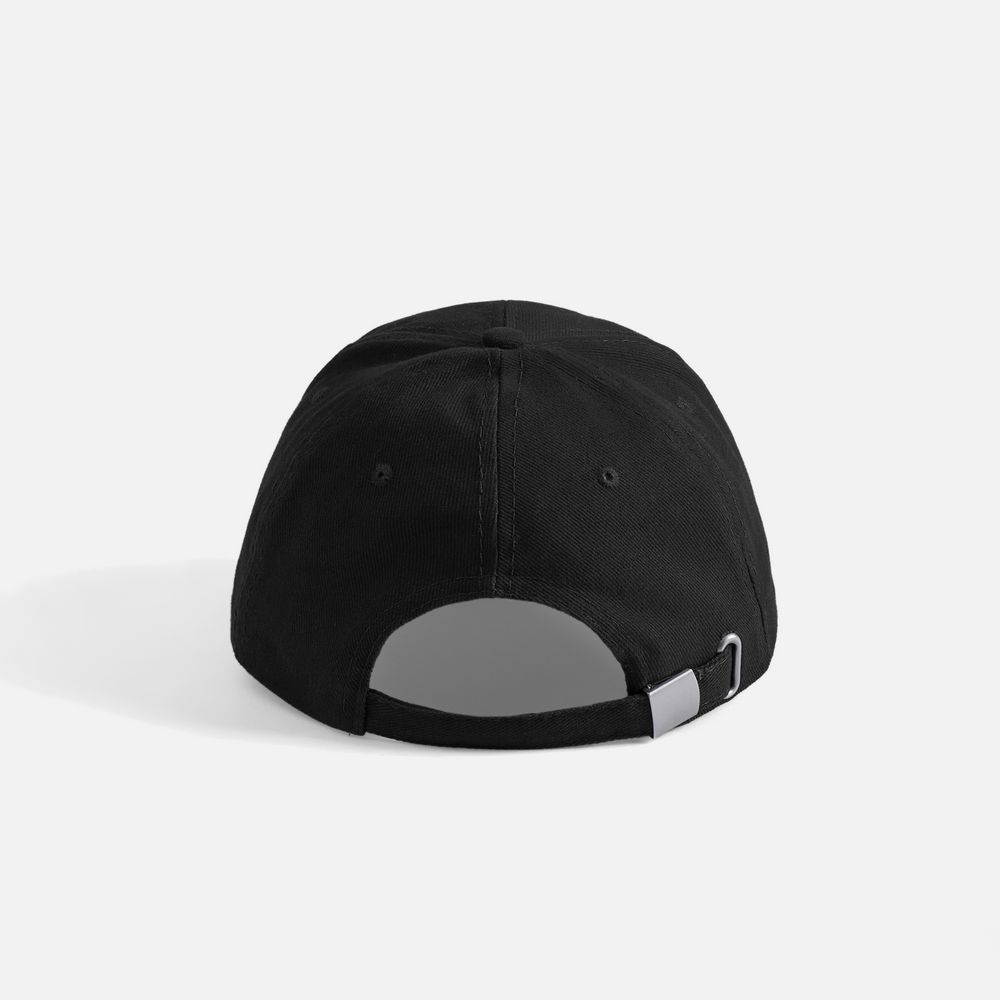 Бейсболка Buffalo, черная с ярко-синим-3