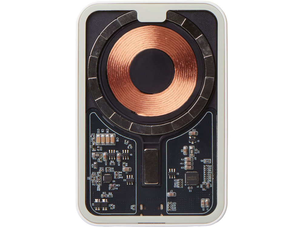 Беспроводной магнитный внешний аккумулятор с QC\PD MagnifIQ, 10000 мАч, 15 Вт, белый-3