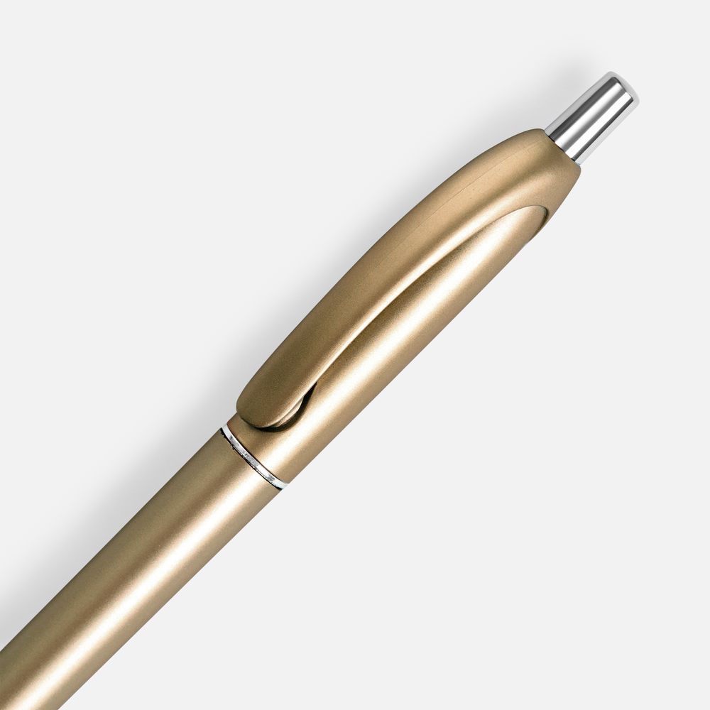 Ручка шариковая Bright Spark, золотистая-1