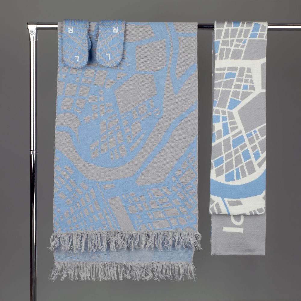 Палантин с бахромой на заказ Rinn Fint, полушерсть-5