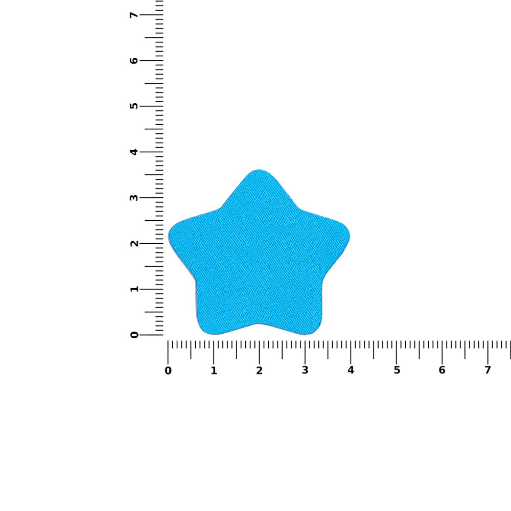 Наклейка тканевая Lunga Bial, M, голубая-1