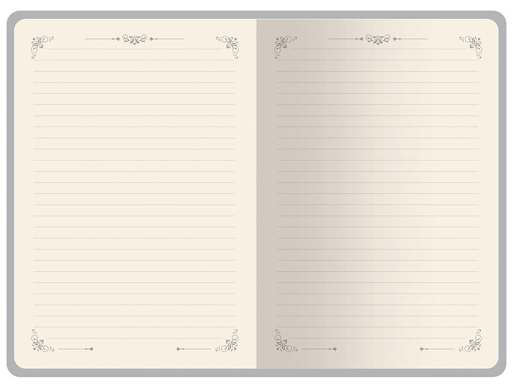 Ежедневник недатированный А5 Royal, черный с бронзовым срезом-6