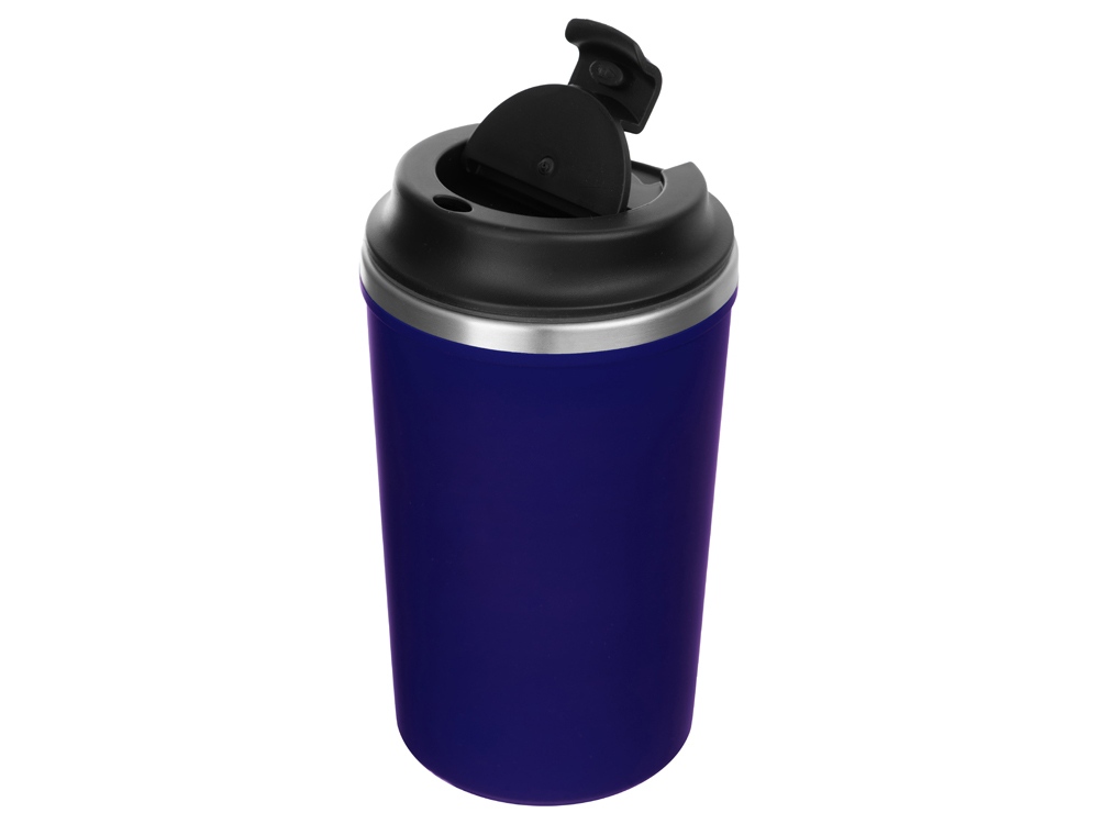 Герметичная термокружка на присоске Kick, 350 мл, темно-синий-2