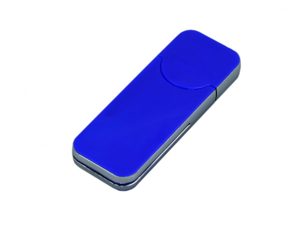USB-флешка на 32 Гб в стиле I-phone, прямоугольнй формы, синий-0