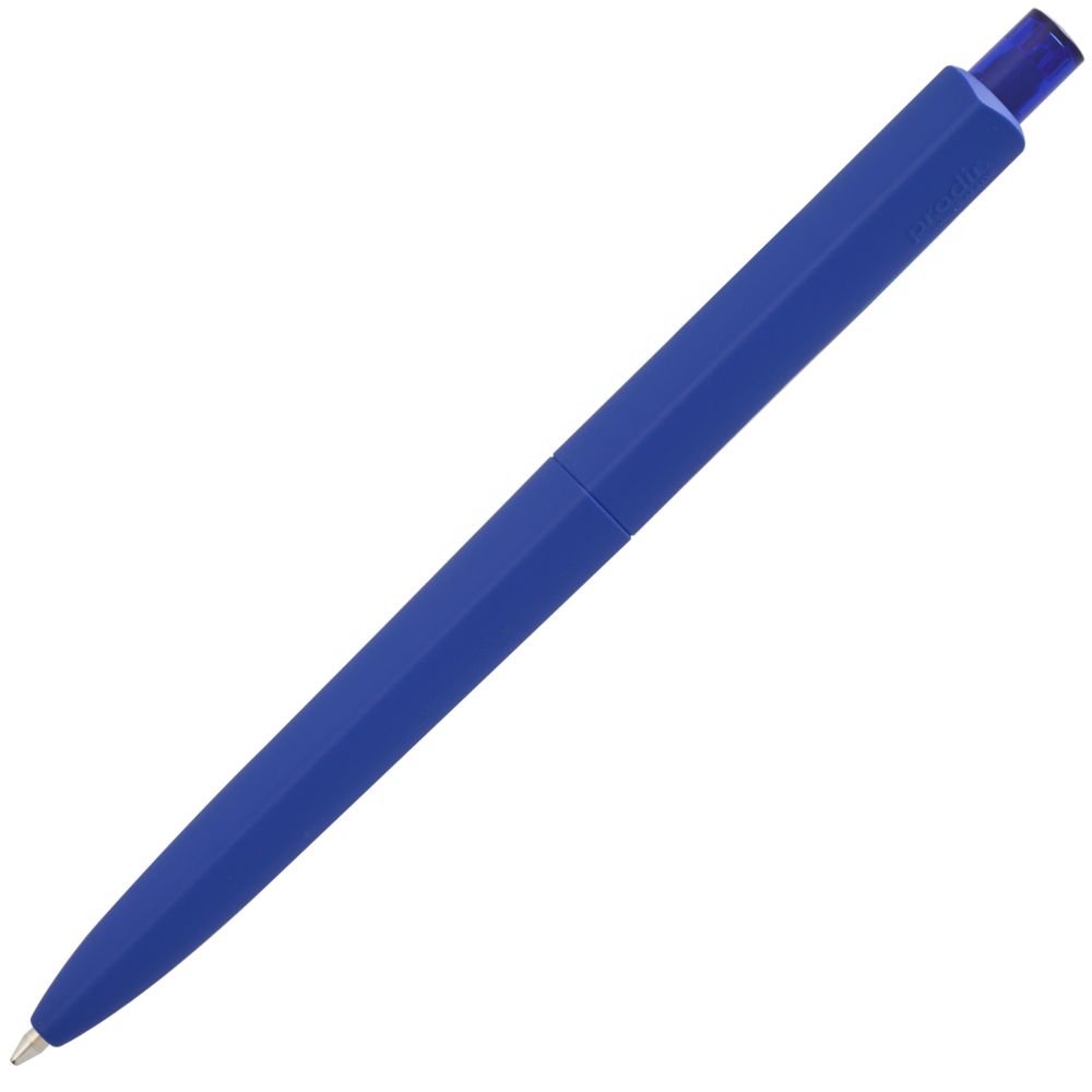 Ручка шариковая Prodir DS8 PRR-T Soft Touch, синяя-4
