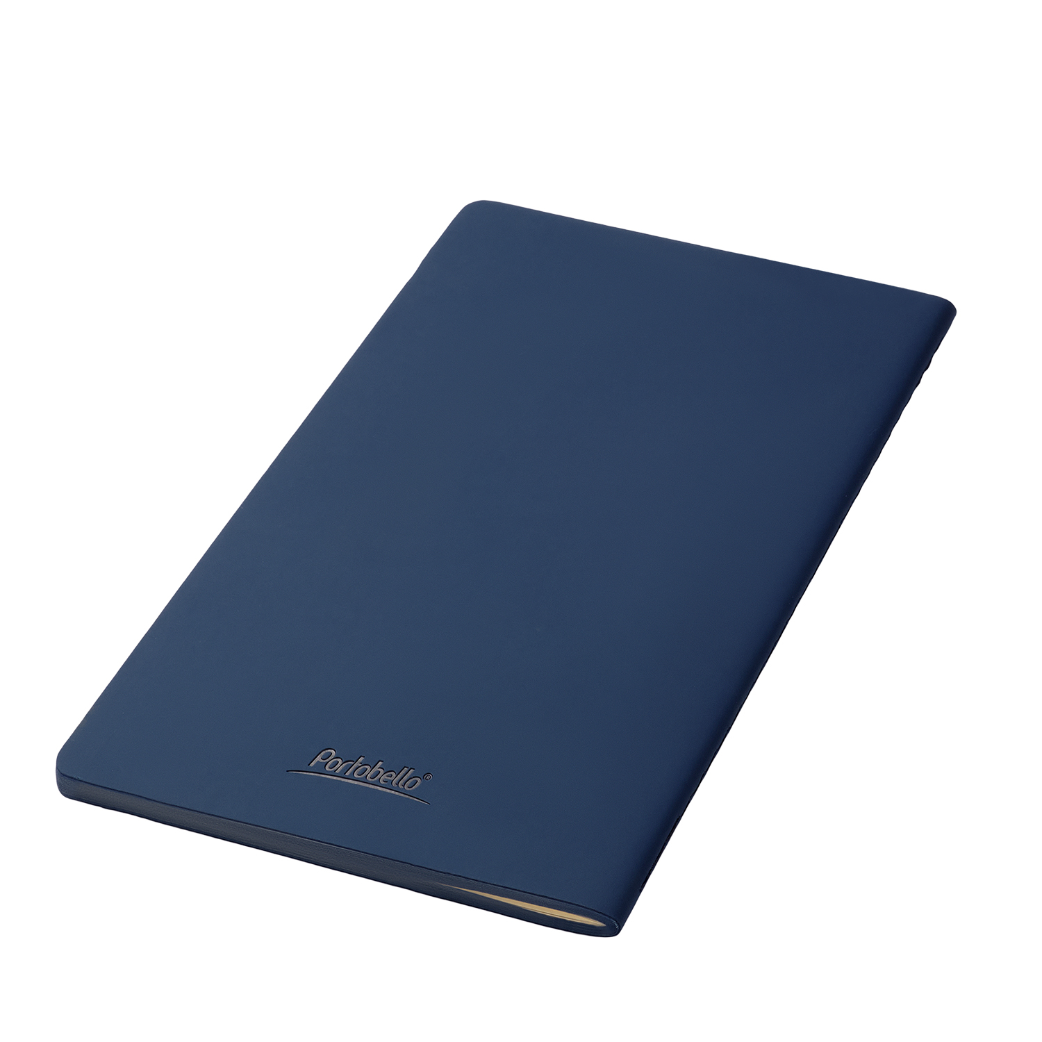 Блокнот Alpha slim, синий-7