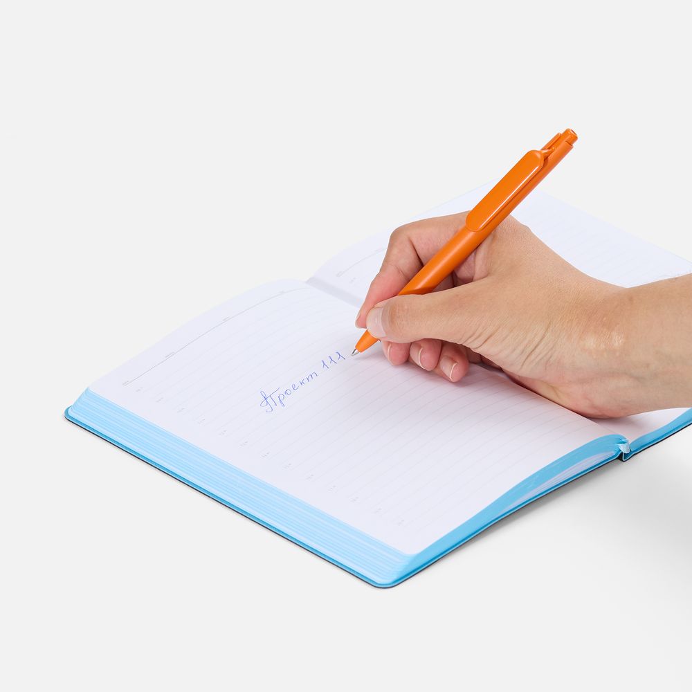 Ручка шариковая Prodir DS11 PMP, оранжевая-3