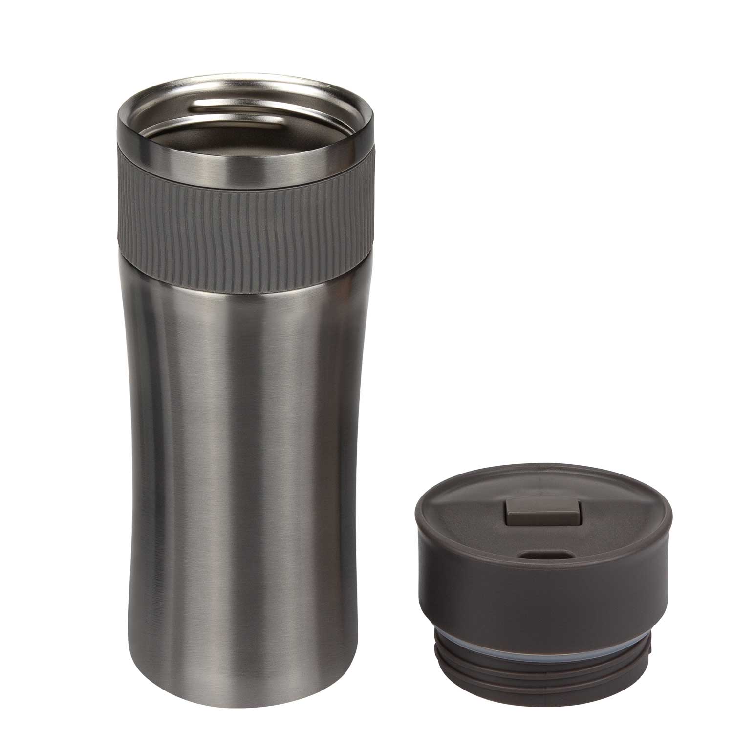 Термокружка вакуумная Поло (Polo), серая-2