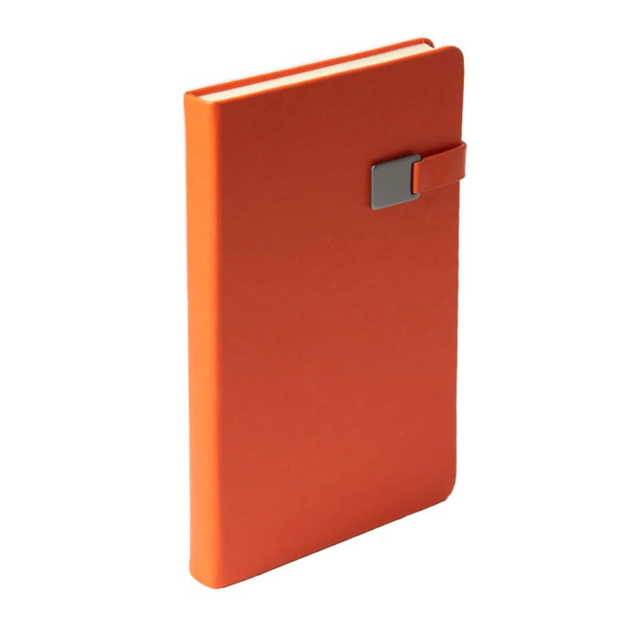 Ежедневник недатированный Spirit , формат А5, в линейку, оранжевый-3
