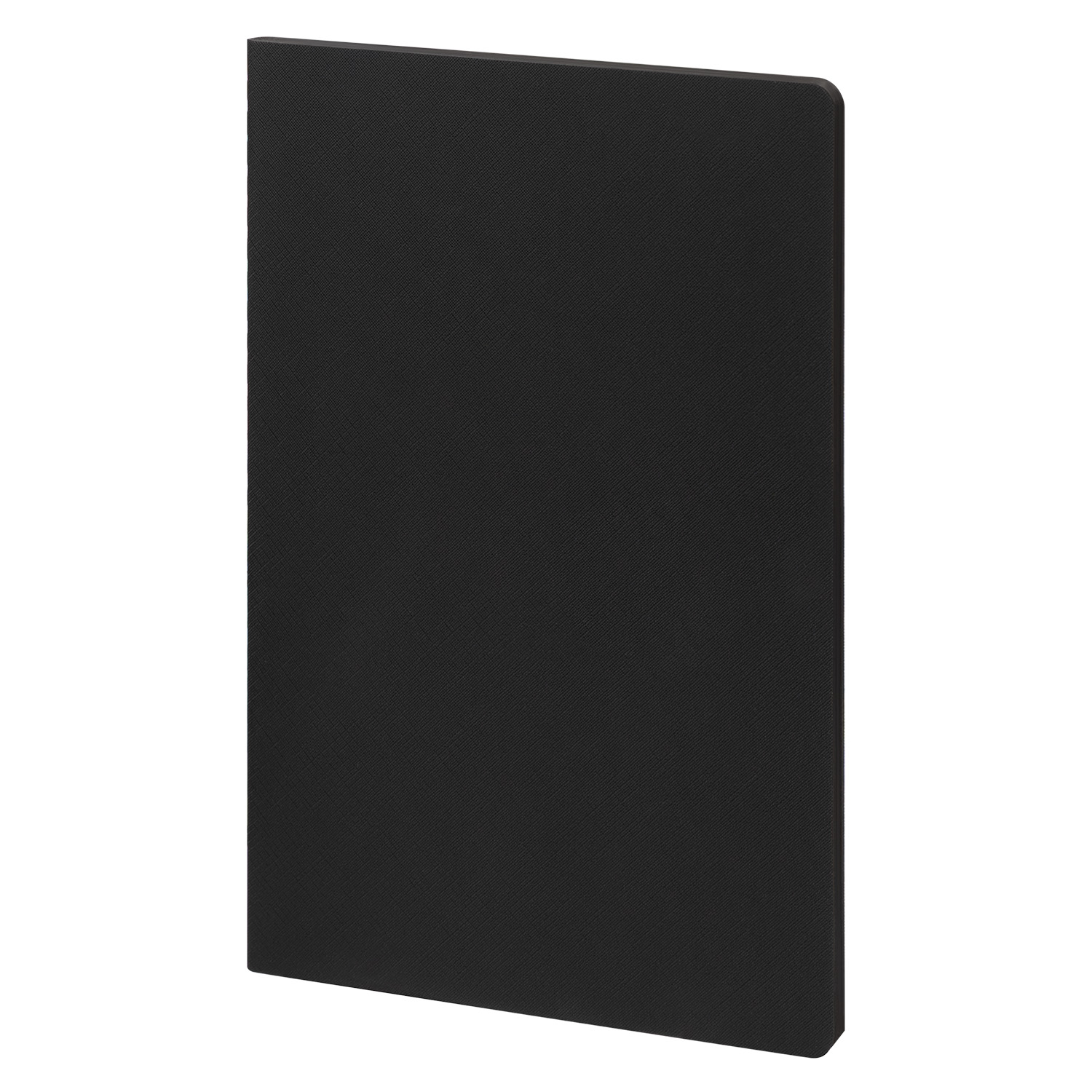 Блокнот Корса слим (Corsa slim), черный-5